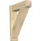 Ekena Millwork Traditional Arts & Crafts Rough Sawn Outlooker, Douglas Fir, 8"W x 30"D x 36"H OUT08X30X36TRA03RDF - alternate 1